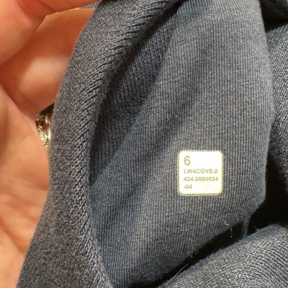 Lululemon Scuba Full-Zip Hoodie EUC Size 8 True Navy & Gold - Picture 8 of 8